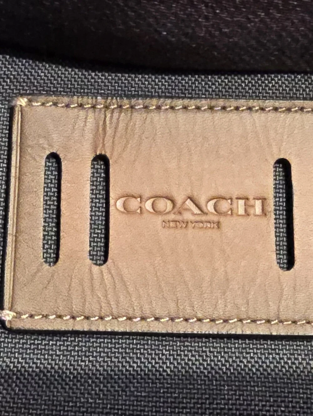 COACH Hamilton Portfolio Bag Briefcase F31277 Dark Green Canvas NWOT